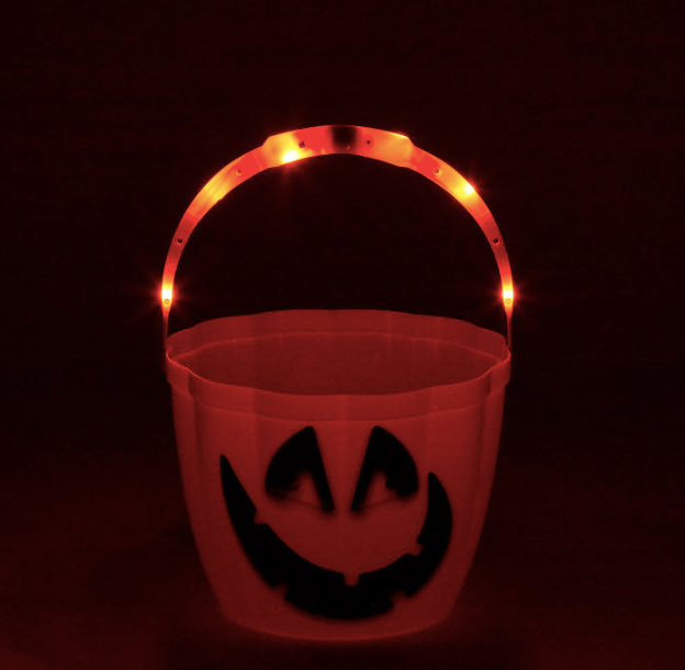 Light up Jack-o-Lantern Candy Bucket